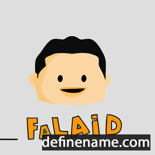 cartoon of the name Fadlan