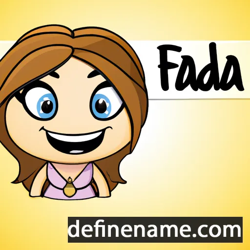 Fahada cartoon