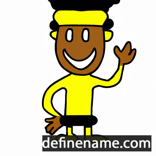 cartoon of the name Fahéj