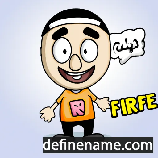 cartoon of the name Fahrije