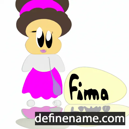 cartoon of the name Faima