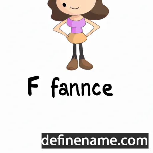 cartoon of the name Fainche