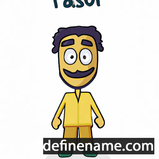 cartoon of the name Faisol