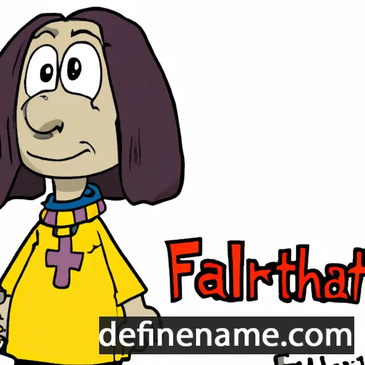 cartoon of the name Faithful