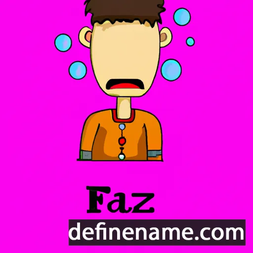 cartoon of the name Faizi