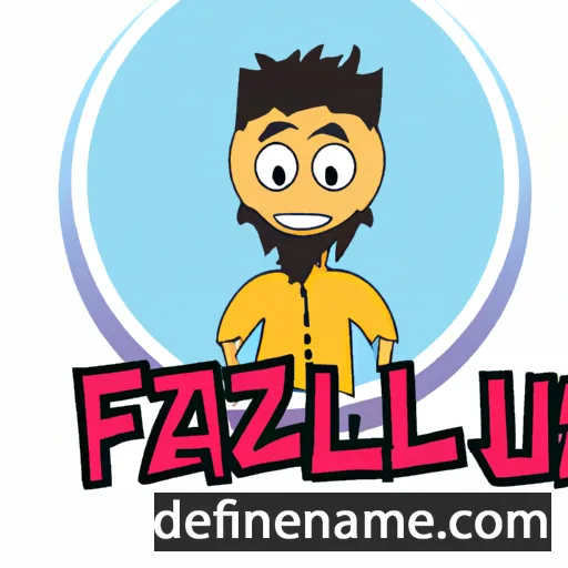 cartoon of the name Faizullah