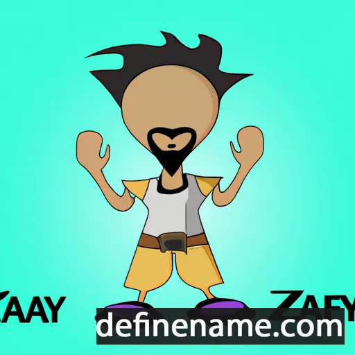 cartoon of the name Fajyaz