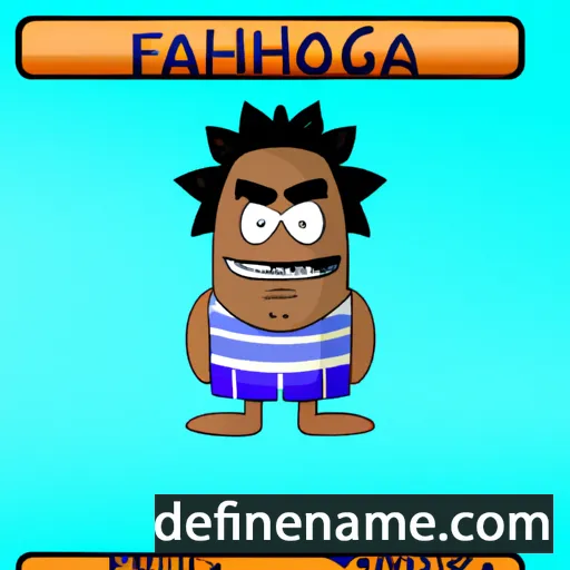 cartoon of the name Fakaolakifanga