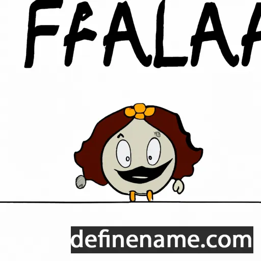 cartoon of the name Fala