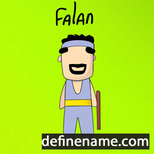 cartoon of the name Falan