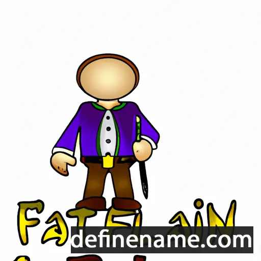 cartoon of the name Falentijn