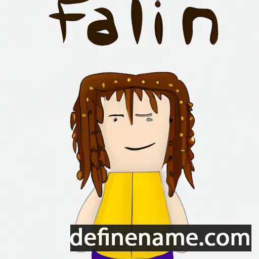 cartoon of the name Falin