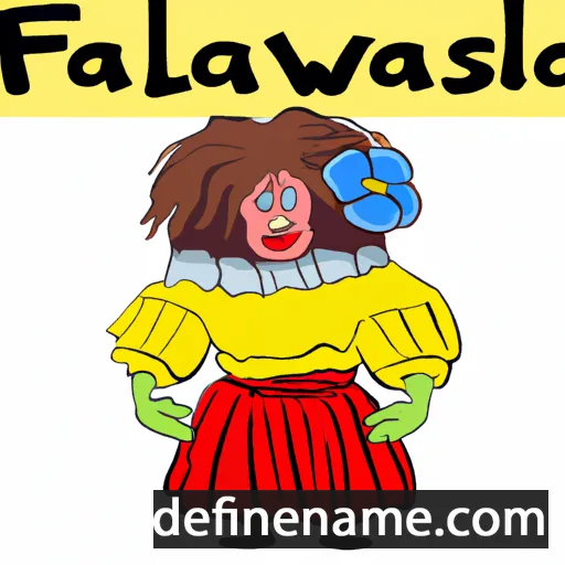 cartoon of the name Falisława