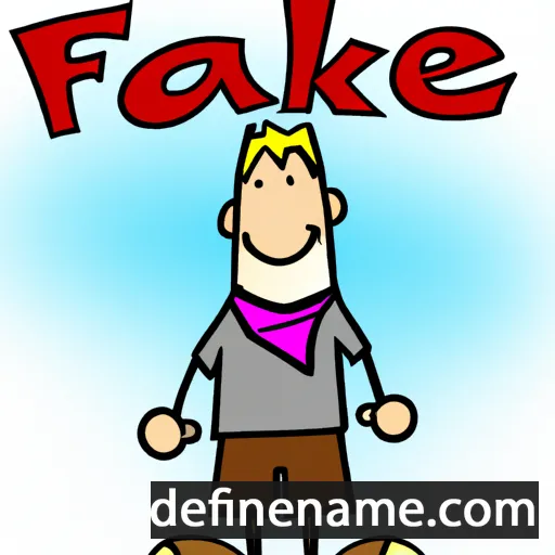 cartoon of the name Falke