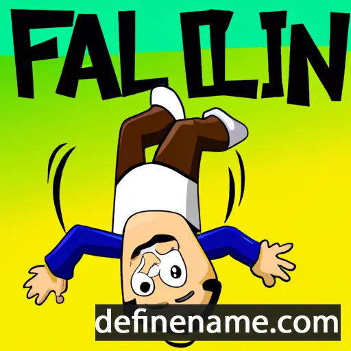 cartoon of the name Fallin