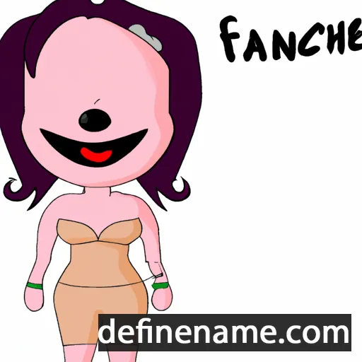 cartoon of the name Fanche