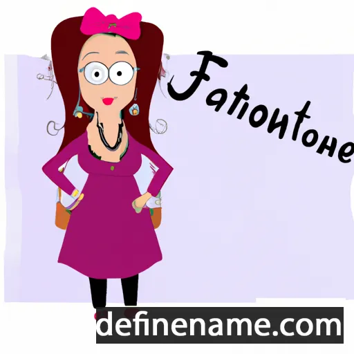 cartoon of the name Fanchonette