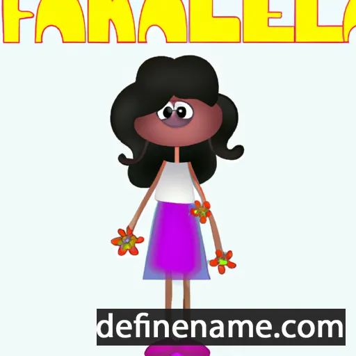 cartoon of the name Fanella