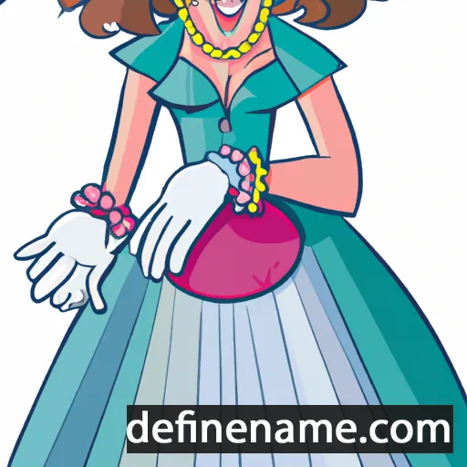 cartoon of the name Fanette