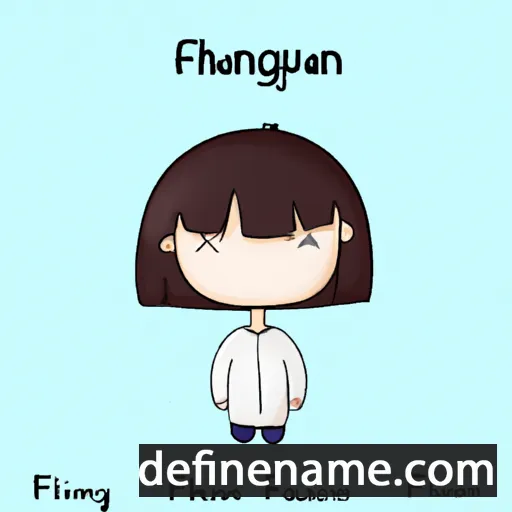 cartoon of the name Fanghua