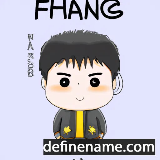 cartoon of the name Fangwei