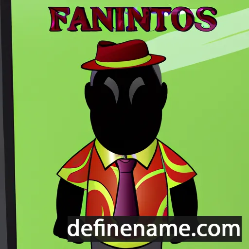 cartoon of the name Fanourios