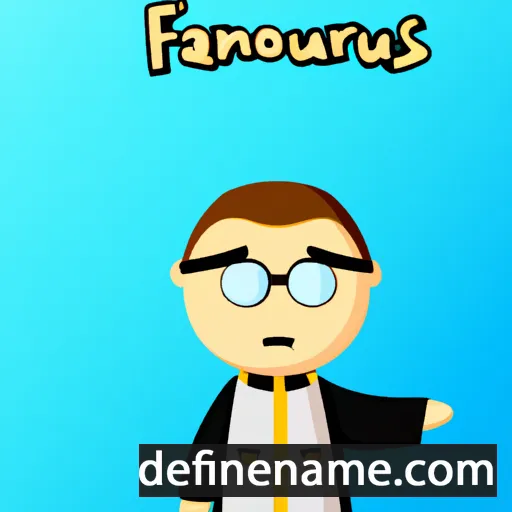 cartoon of the name Fanouris