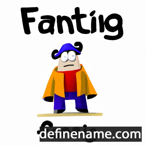 cartoon of the name Fantig