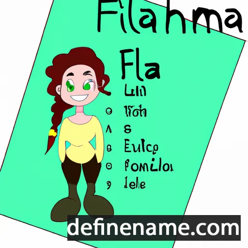 cartoon of the name Faoiltiarna