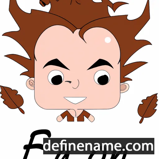 cartoon of the name Faon