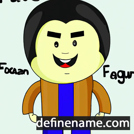 cartoon of the name Faquan