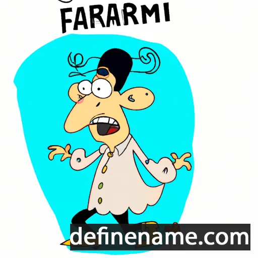 Faramarz cartoon