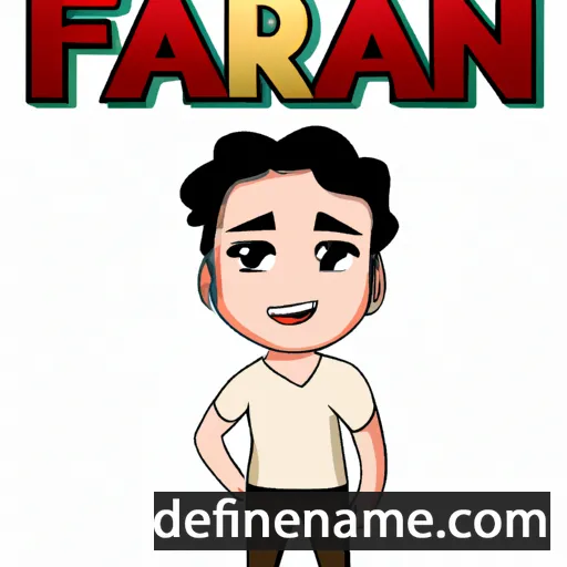 cartoon of the name Faran