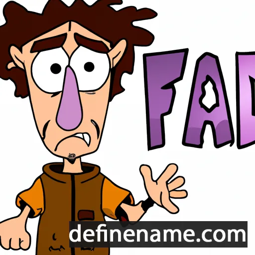 cartoon of the name Farda