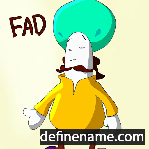 cartoon of the name Fardau