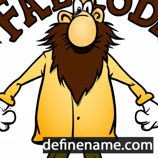 cartoon of the name Fardolf