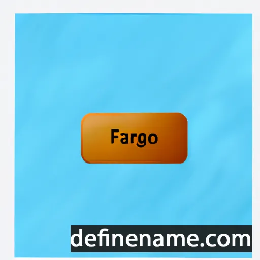 cartoon of the name Fargo