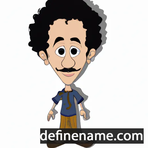 cartoon of the name Faridi