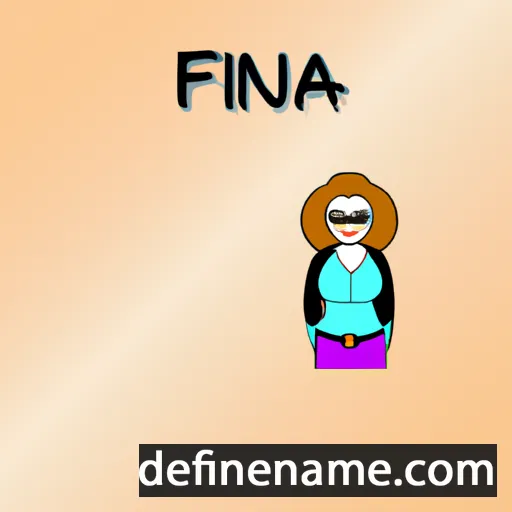 cartoon of the name Farina