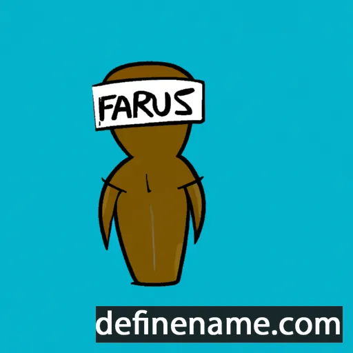 cartoon of the name Farinus