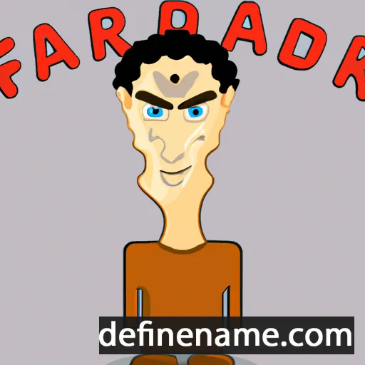 cartoon of the name Farkhad