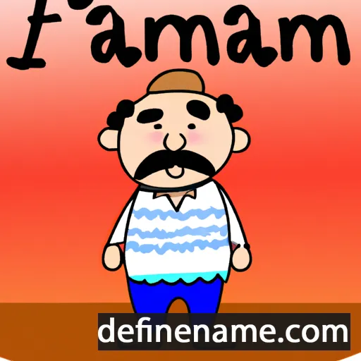 cartoon of the name Farman