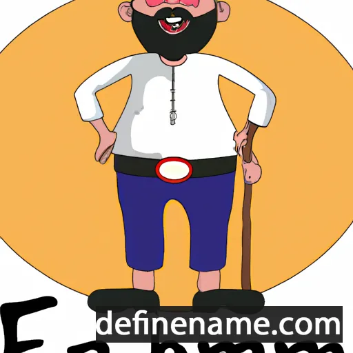 cartoon of the name Farman