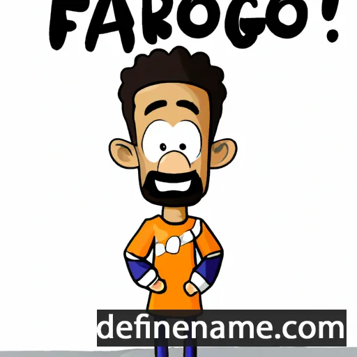 cartoon of the name Farooque