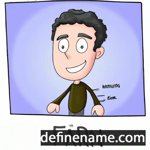 cartoon of the name Farran