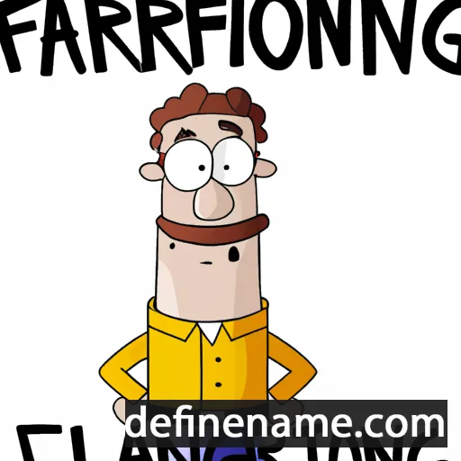 cartoon of the name Farrington