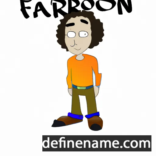 cartoon of the name Farron