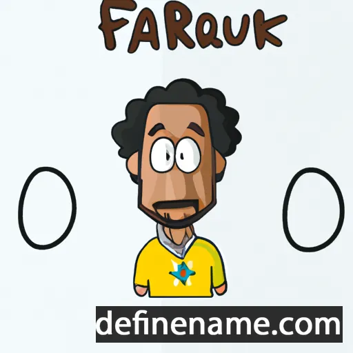 cartoon of the name Farrouk