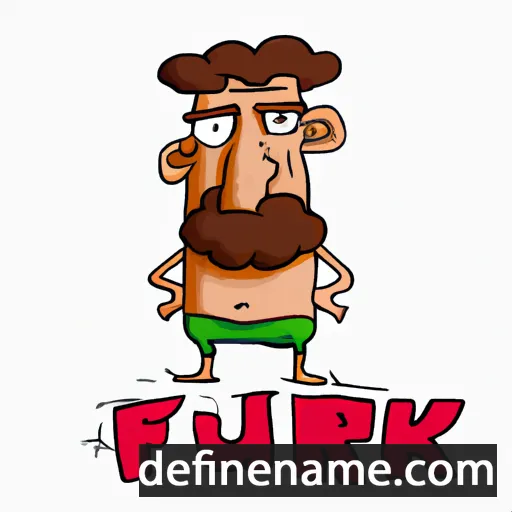 cartoon of the name Farruhk