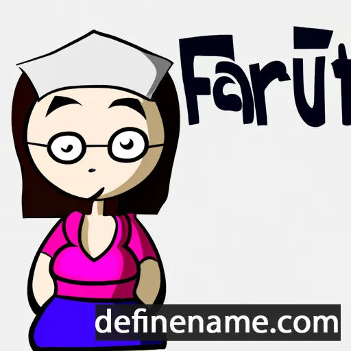 cartoon of the name Fartun